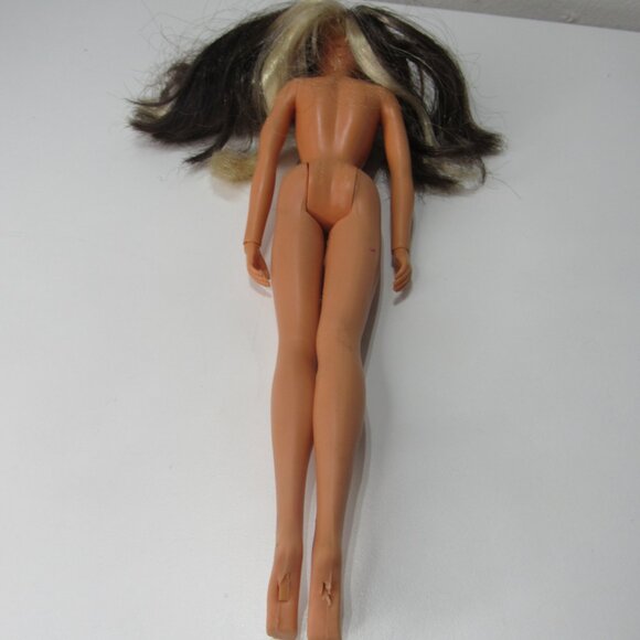 Vintage 1975 Ideal Tuesday Taylor Flip Hair Doll Rooted Lashes Two Tone Hair - Picture 8 of 11